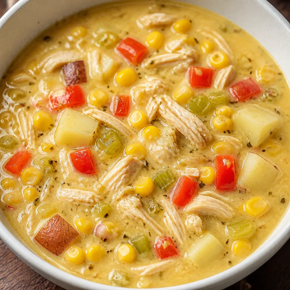 Leftover Turkey Corn Chowder — serving inspiration