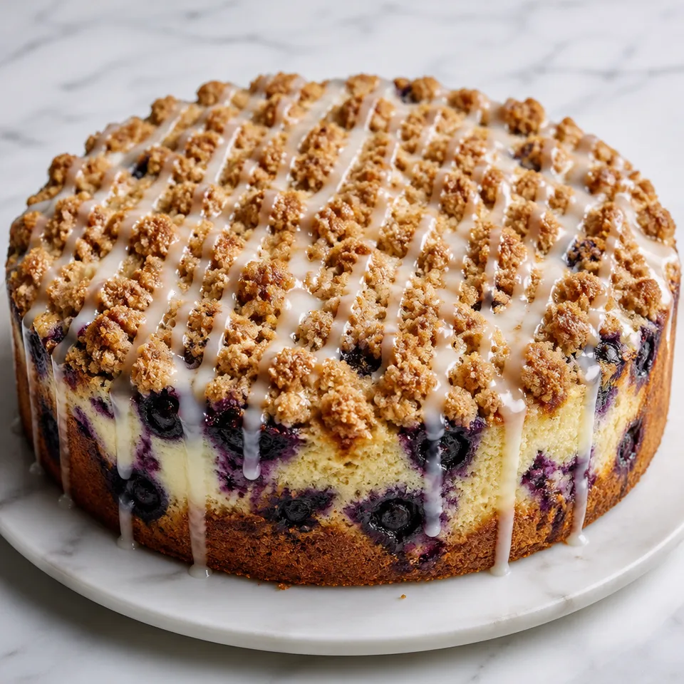 Lemon Blueberry Cream Cheese Coffee Cake — serving inspiration