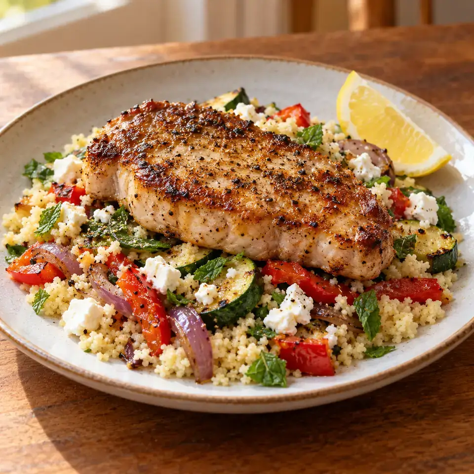 Lemon Pepper Pork — serving inspiration