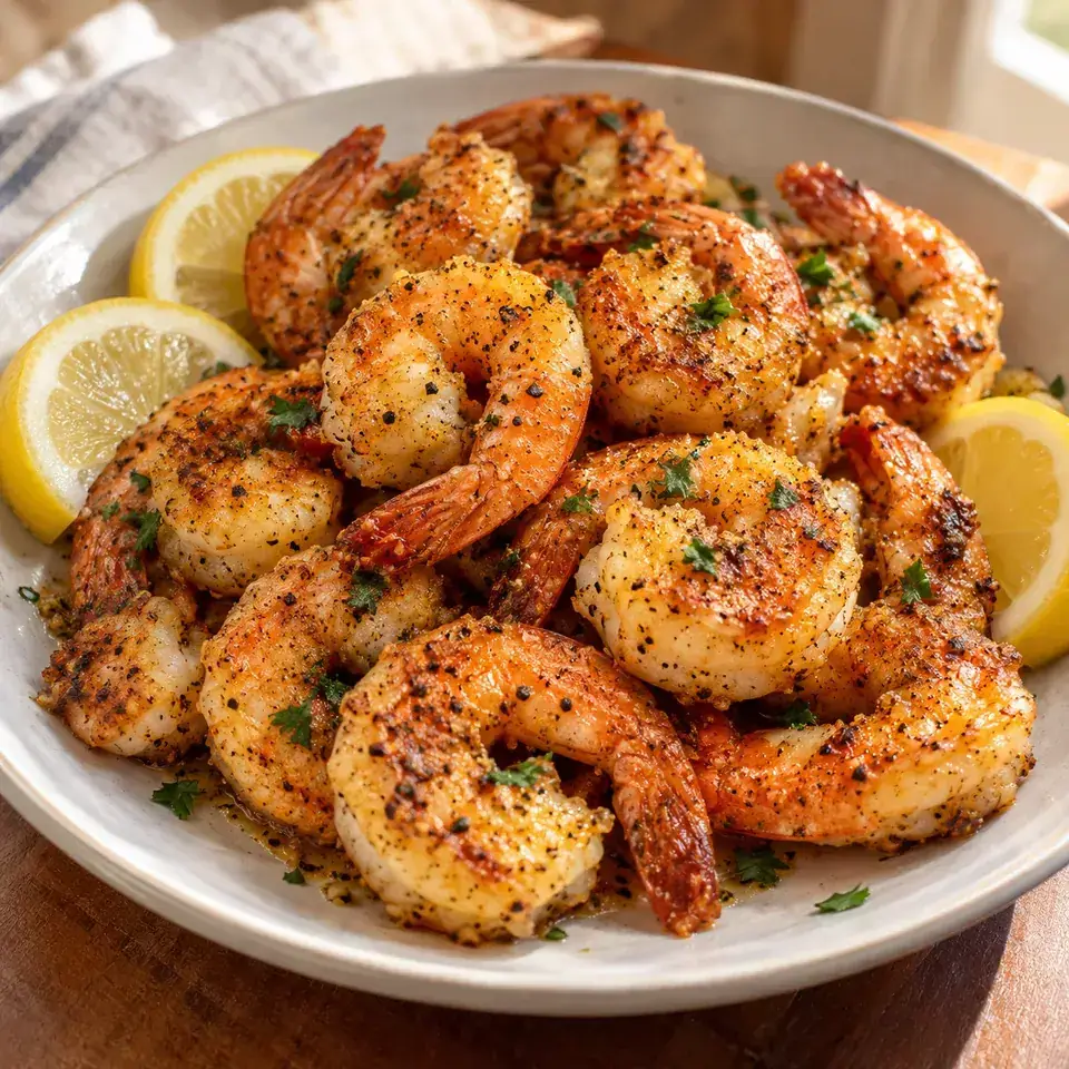 Lemon Pepper Shrimp — serving inspiration