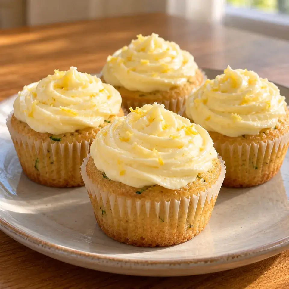Lemon Zucchini Cupcakes — serving inspiration