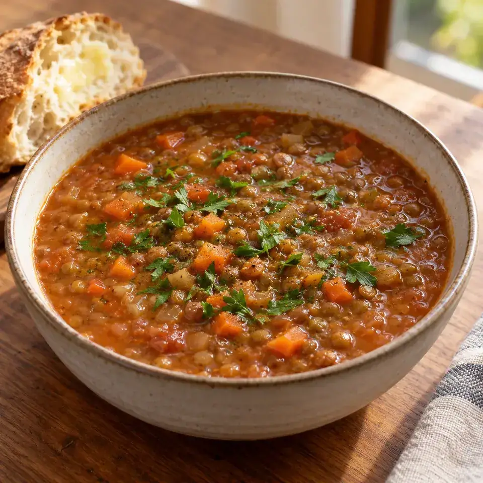 Lentil Soup — serving inspiration