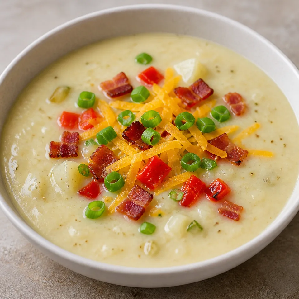 Loaded Potato Cauliflower Soup — serving inspiration