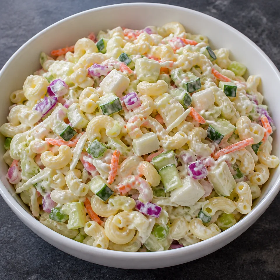 Macaroni Coleslaw — serving inspiration