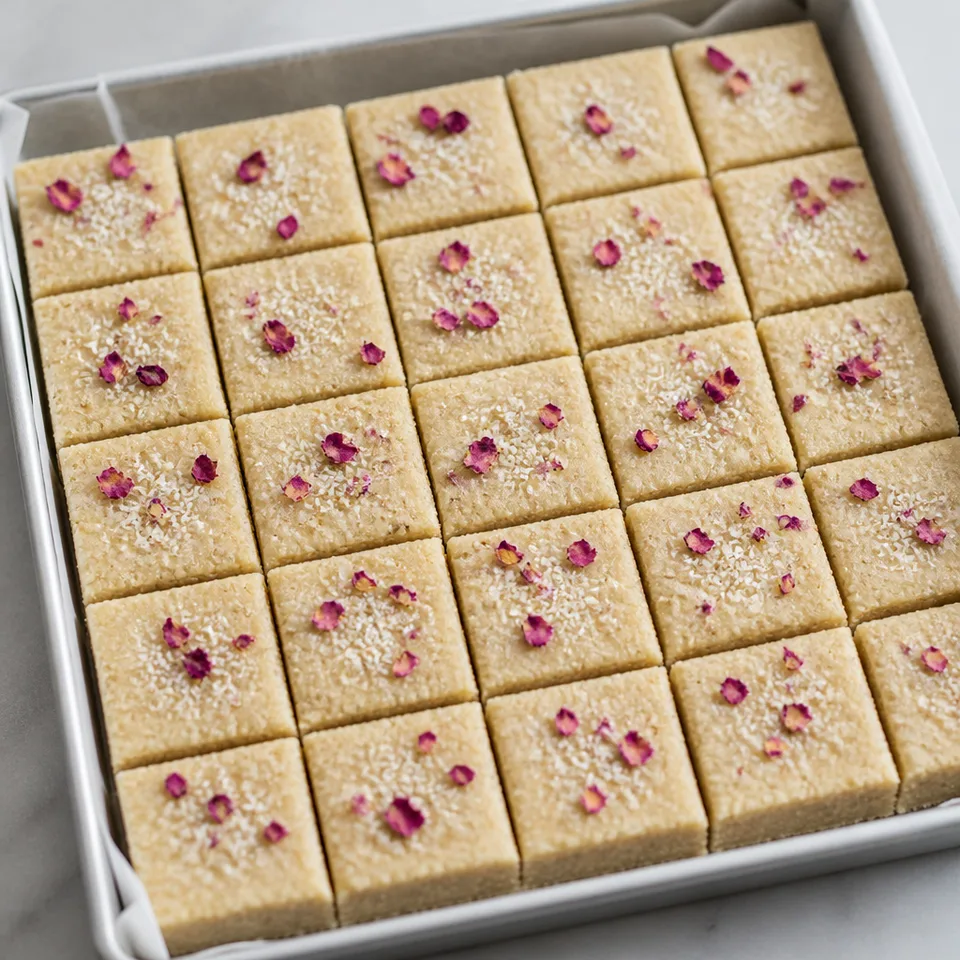 Makhana Cashew Burfi – A Fusion of Kaju Katli & Coconut Burfi — serving inspiration