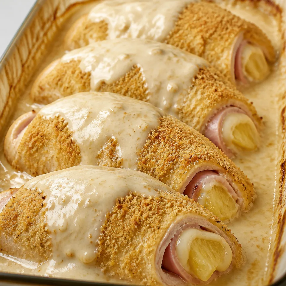 Malibu Stuffed Chicken — serving inspiration
