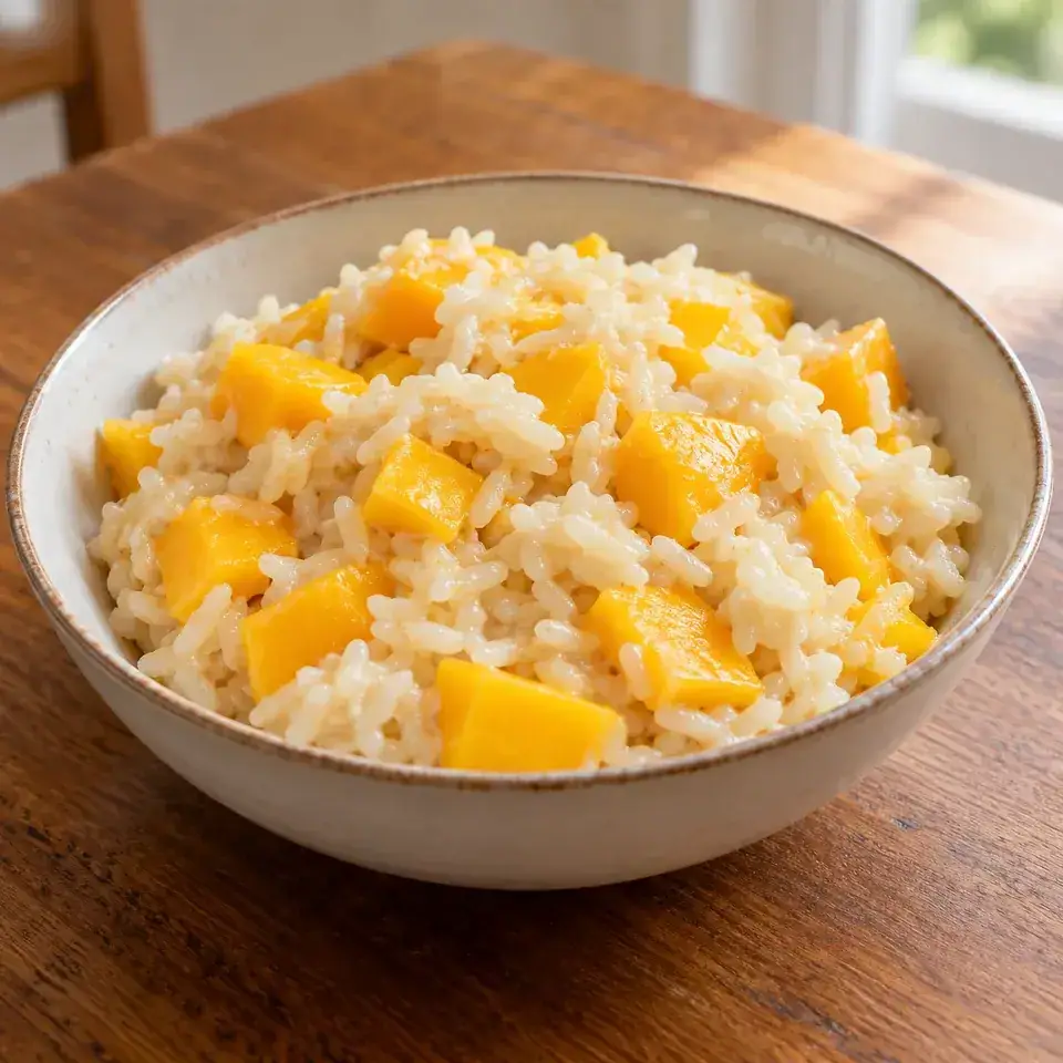 Mango Coconut Jasmine Rice — serving inspiration