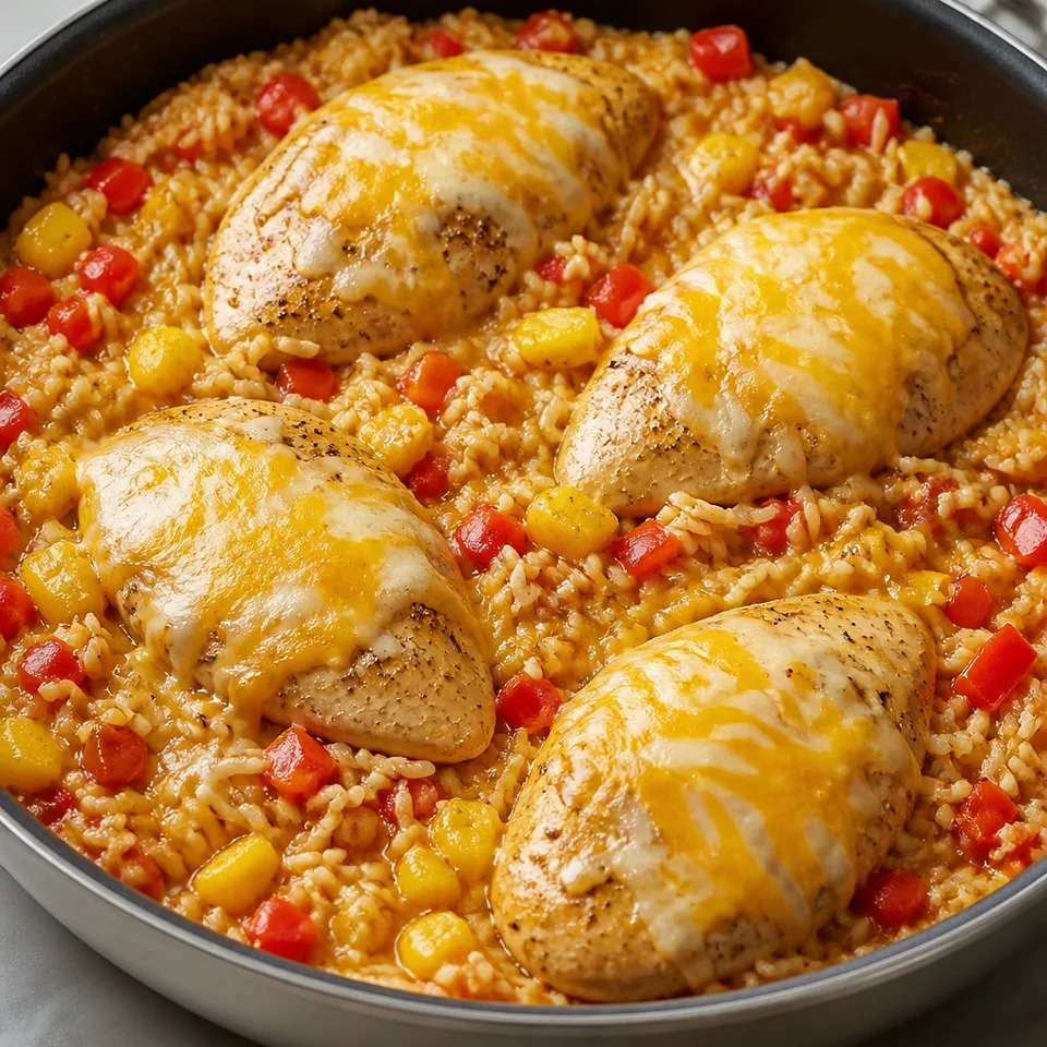 Mango Salsa Chicken and Rice — serving inspiration