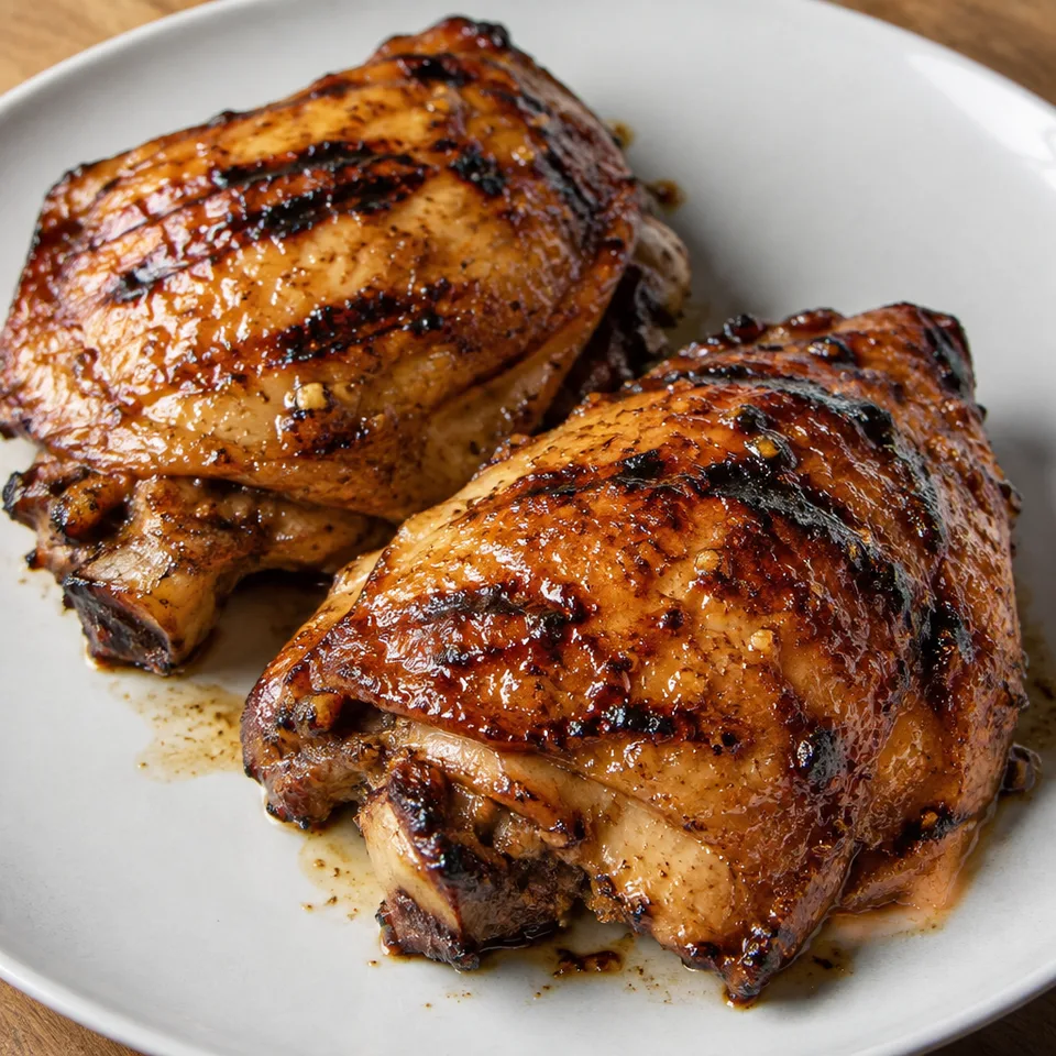 Maple Soy Grilled Turkey Thighs — serving inspiration