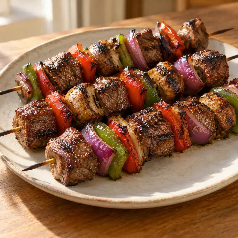 Marinated Beef Kebabs — serving inspiration