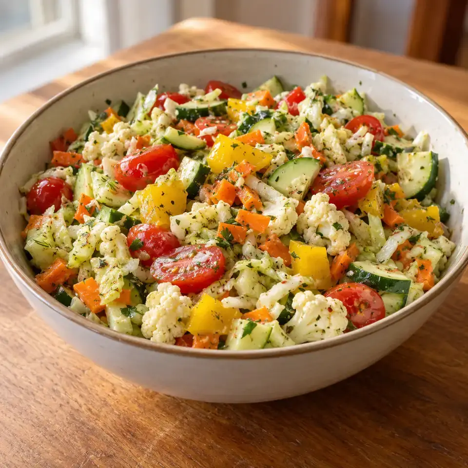Marinated Chopped Salad — serving inspiration