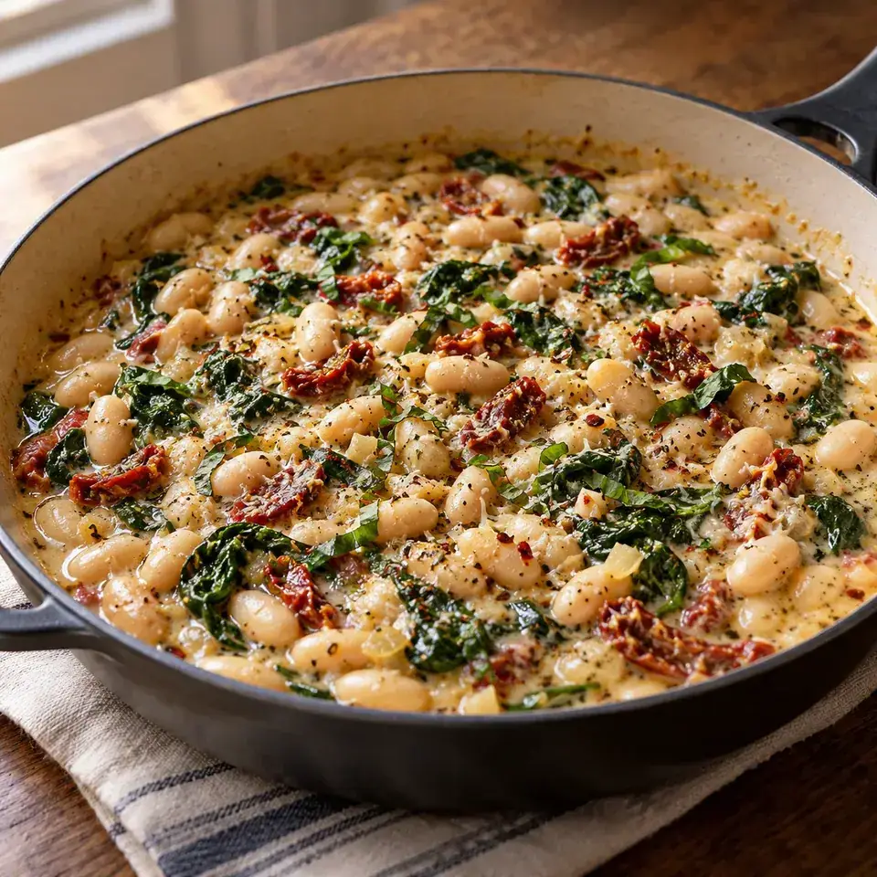 Marry Me White Bean Skillet — serving inspiration