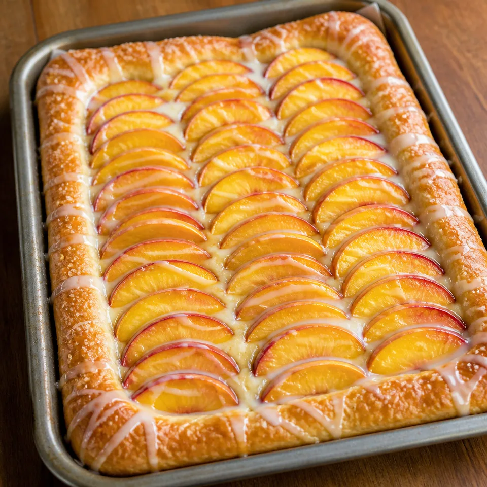 Maryland Peach Cake — serving inspiration