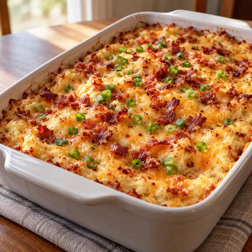 Mashed Potato Casserole Recipe — serving inspiration