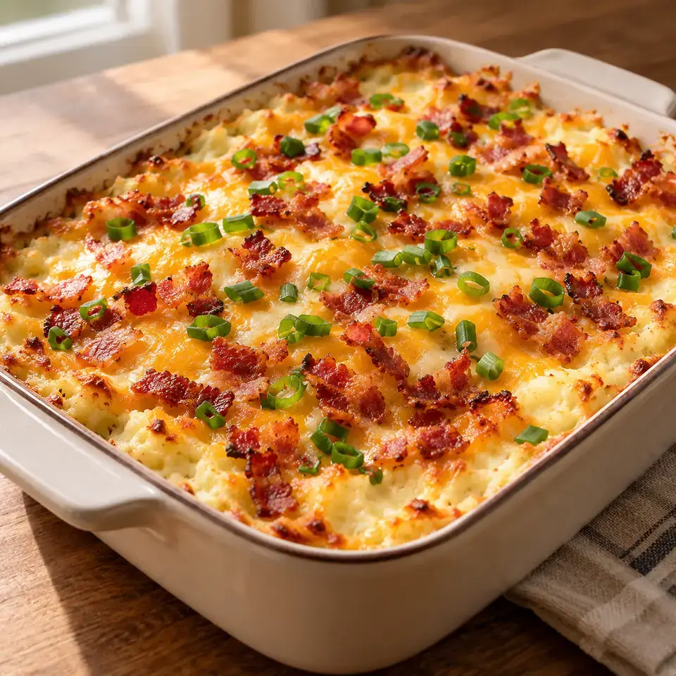Mashed Potato Casserole — serving inspiration