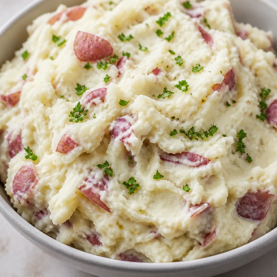 Mashed Red Potatoes — serving inspiration