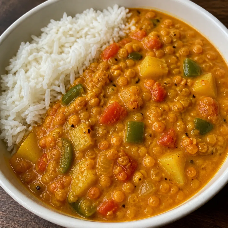 Masoor Dal (Red Lentil Dal Recipe) — serving inspiration