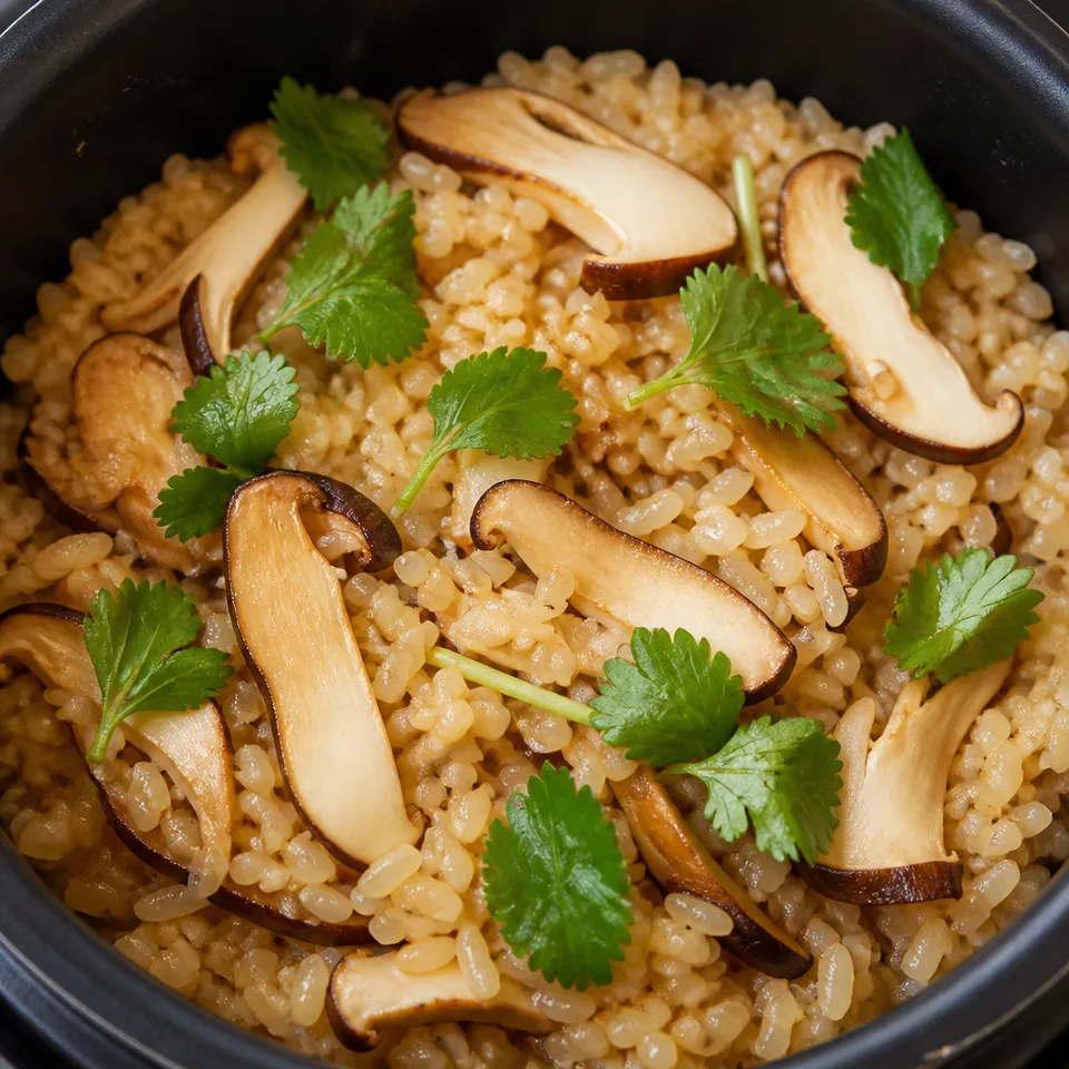 Matsutake Gohan (Wild Pine Mushroom Rice) — serving inspiration