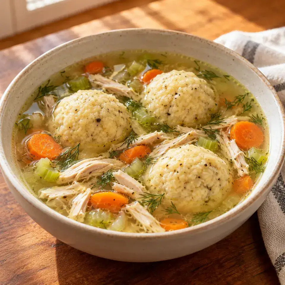 Matzo Ball Soup Recipe — serving inspiration