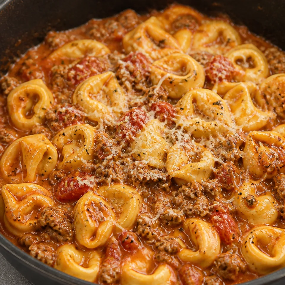 Meaty Tortellini Skillet — serving inspiration