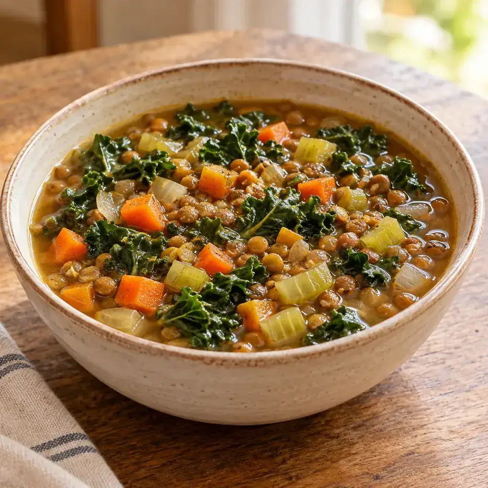 Mediterranean Lentil Soup — serving inspiration