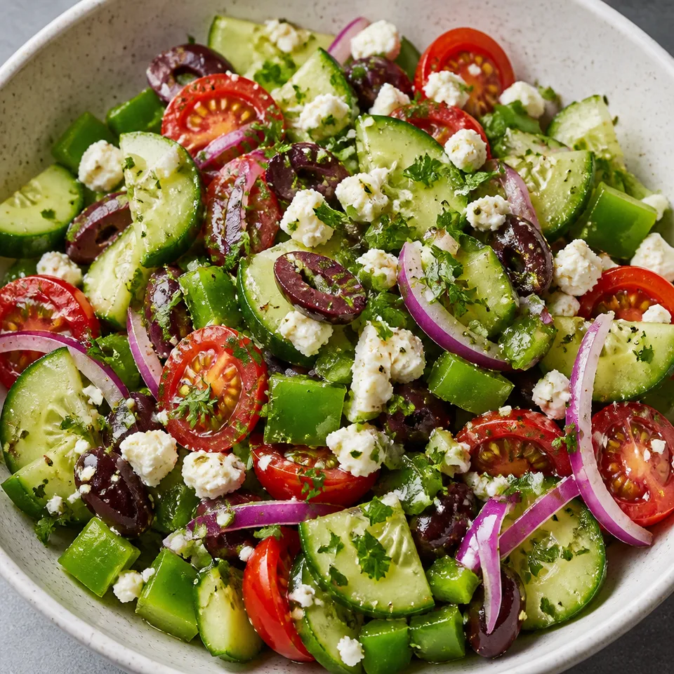 Mediterranean Salad — serving inspiration