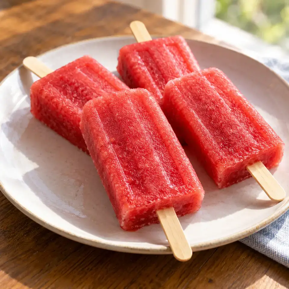 Melon Berry Popsicles — serving inspiration