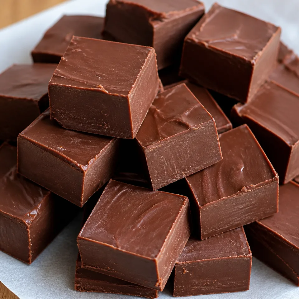 Melt in Your Mouth Homemade Fudge — serving inspiration