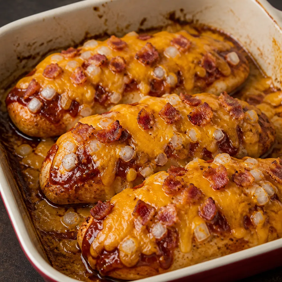 Mesquite Chicken Bake — serving inspiration