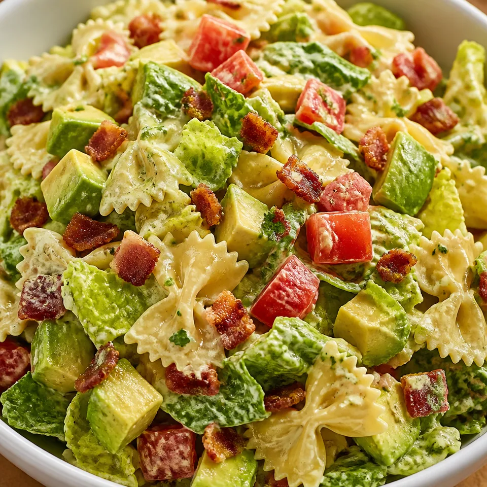 Mexican Avocado BLT Pasta Salad — serving inspiration