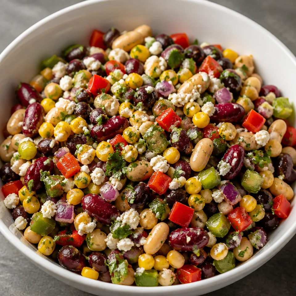 Mexican Bean Salad Recipe — serving inspiration