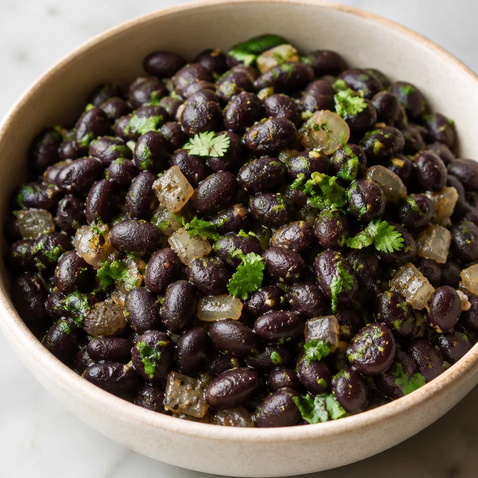 Mexican Black Beans Recipe — serving inspiration