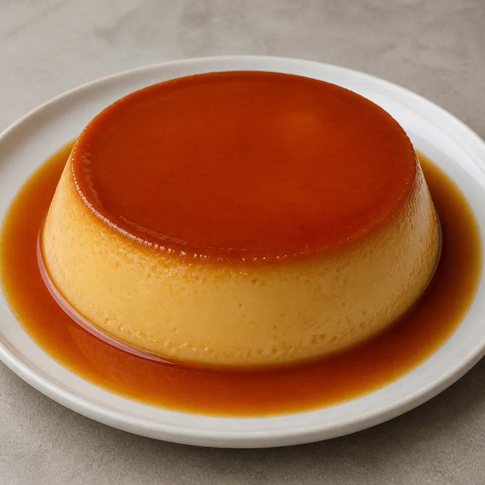 Mexican Caramel Flan — serving inspiration