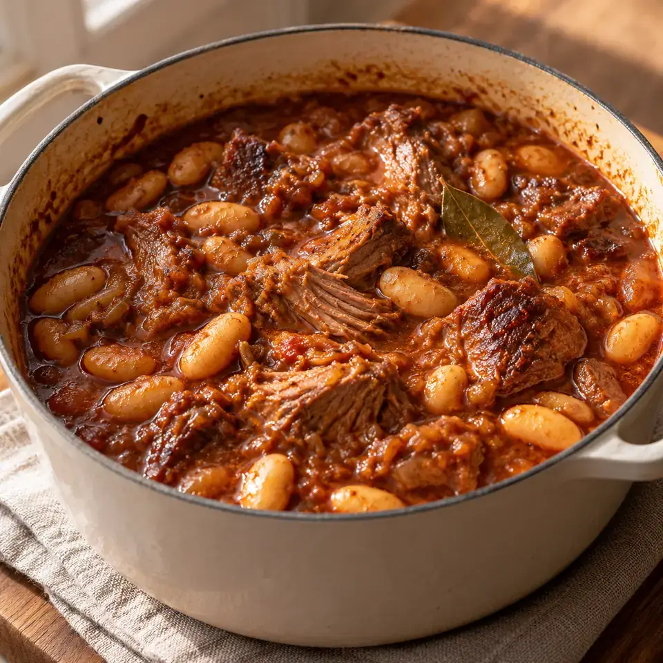 Mexican Chipotle Pork and Beans — serving inspiration