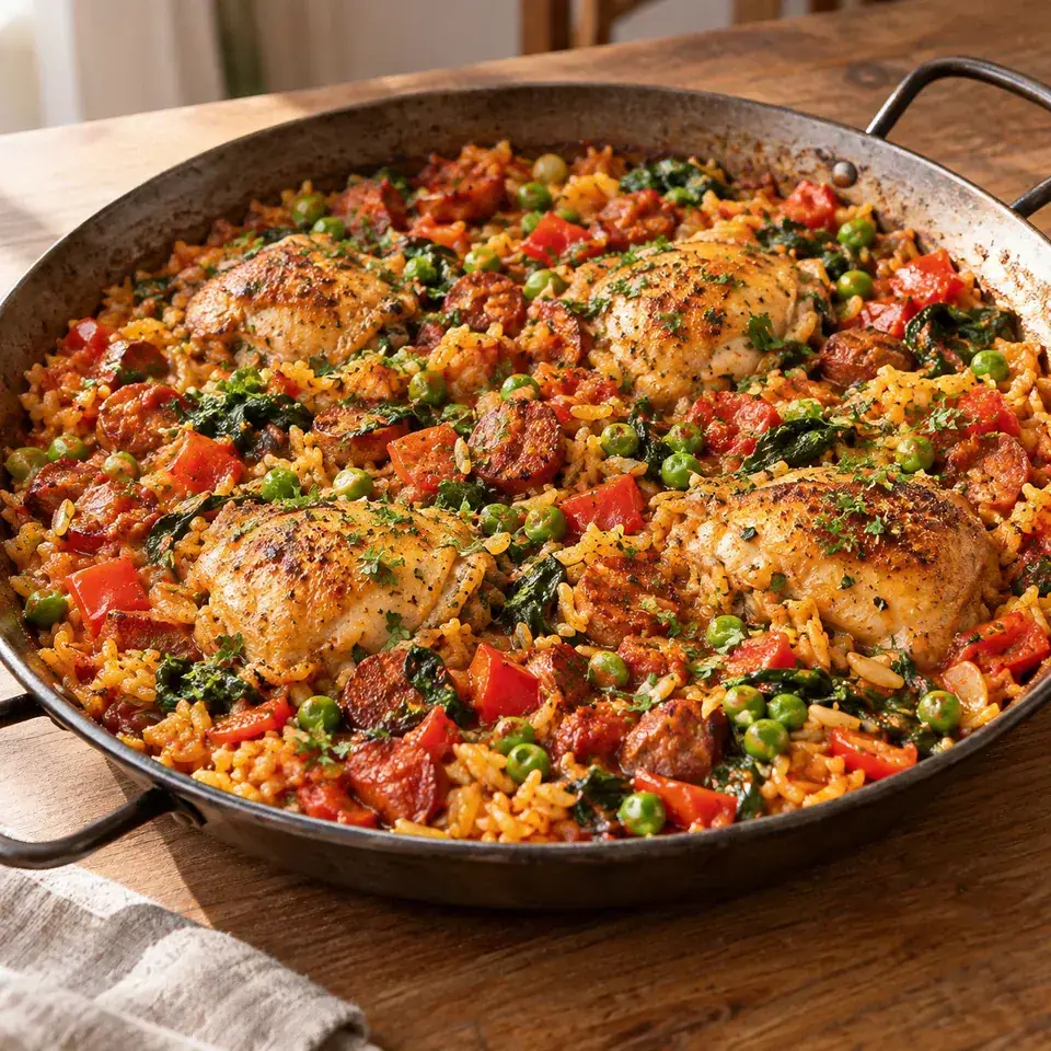 Mid Week Paella — serving inspiration
