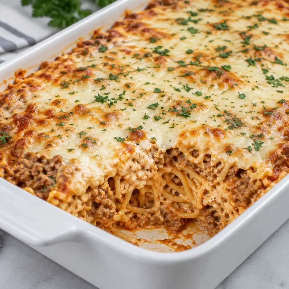Million Dollar Spaghetti (Creamy Baked Pasta) — serving inspiration