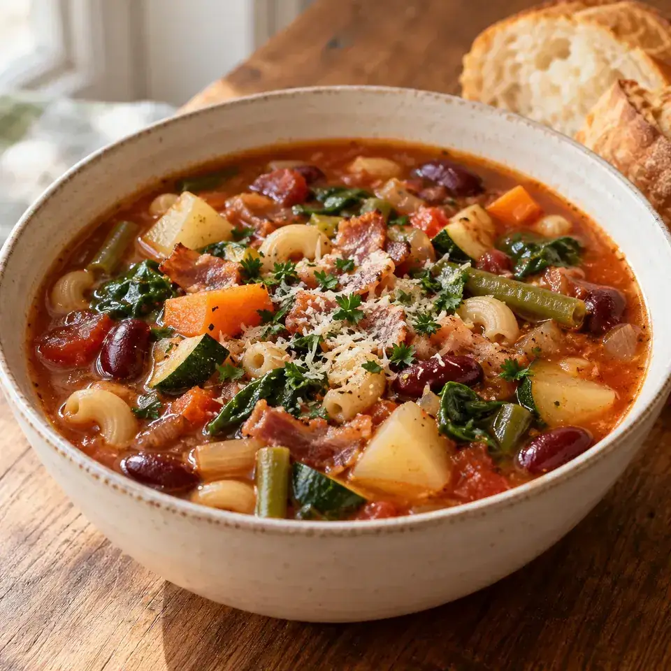Minestrone Soup — serving inspiration