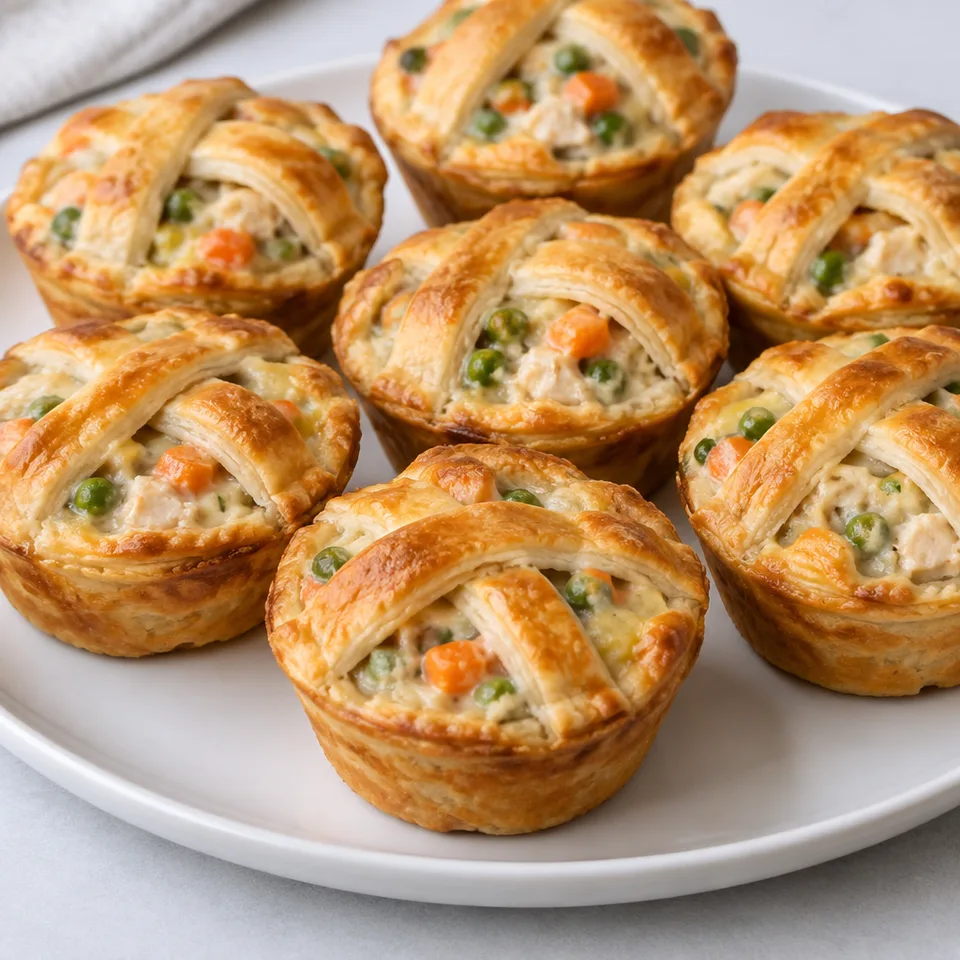 Mini Chicken Pot Pies — serving inspiration