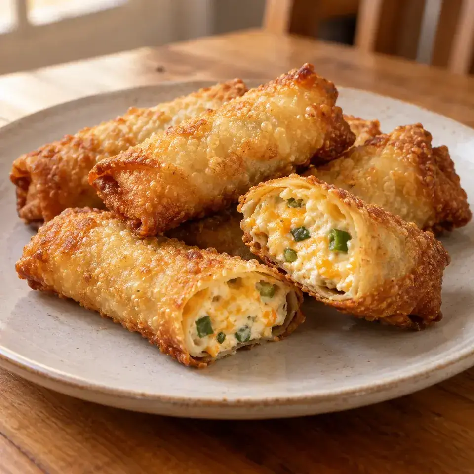 Mini Jalapeno Popper Egg Rolls — serving inspiration