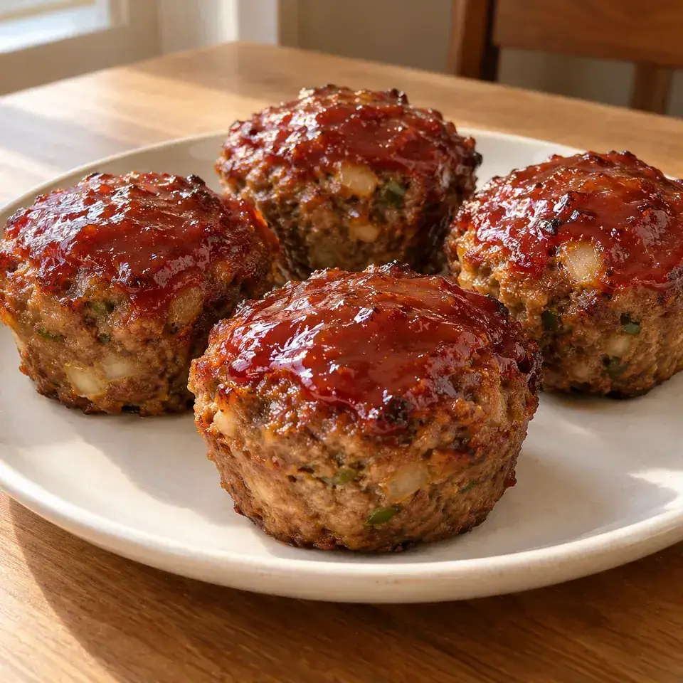 Mini Meatloaf Muffins — serving inspiration