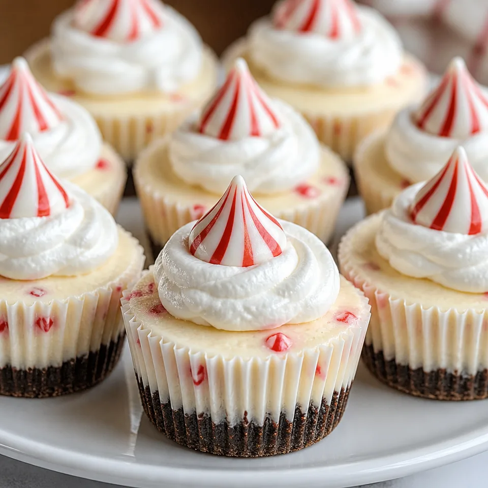 Mini Peppermint Cheesecake Recipe — serving inspiration