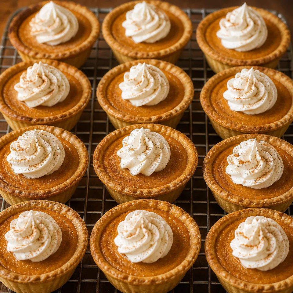 Mini Pumpkin Pies Recipe — serving inspiration