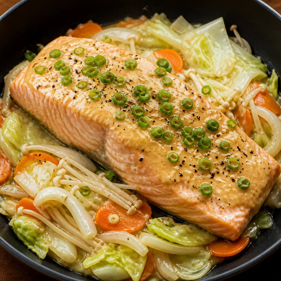 Miso Butter Salmon — serving inspiration