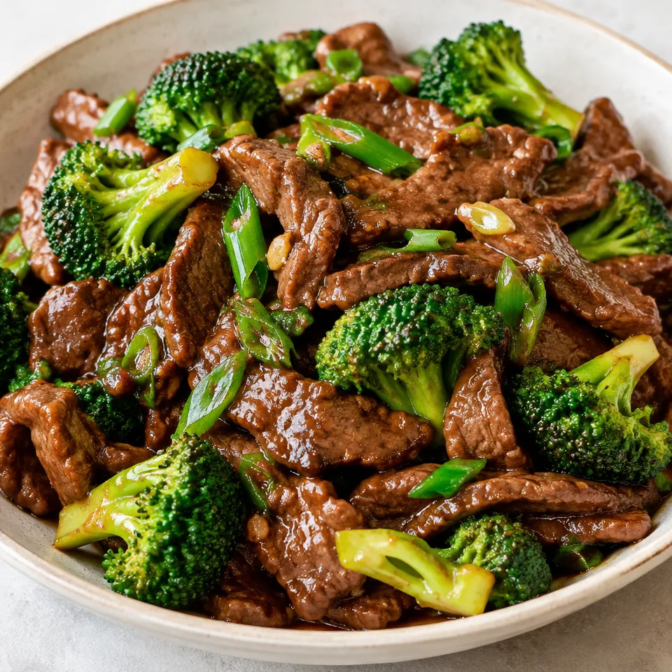 Mongolian Beef And Broccoli — serving inspiration