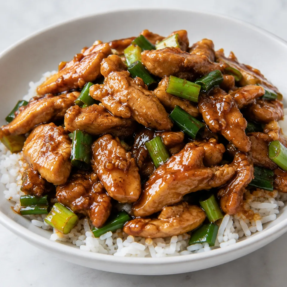 Mongolian Chicken — serving inspiration