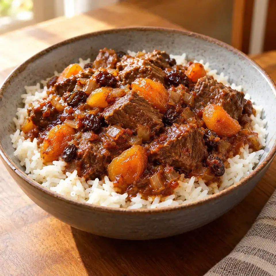 Moroccan Beef Stew — serving inspiration