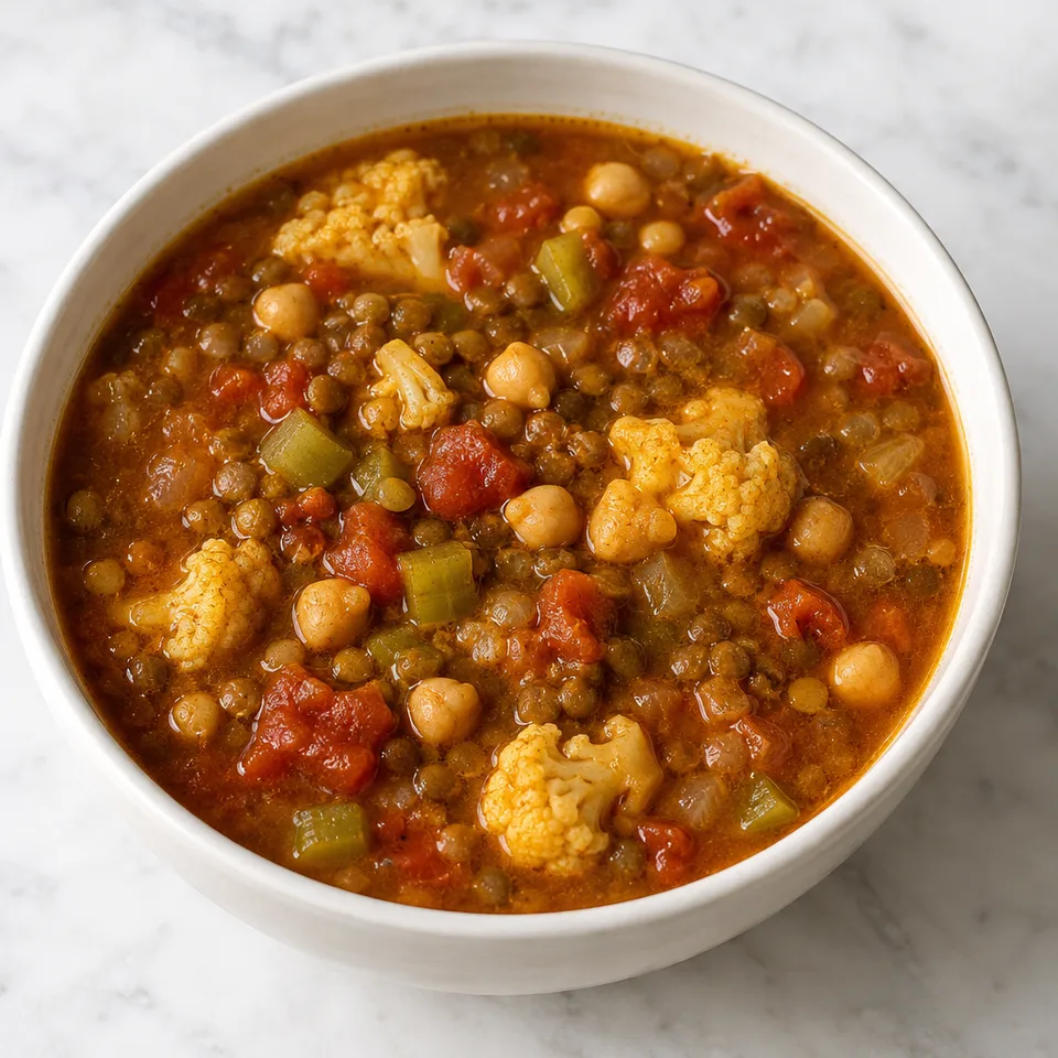 Moroccan Lentil and Vegetable Soup — serving inspiration
