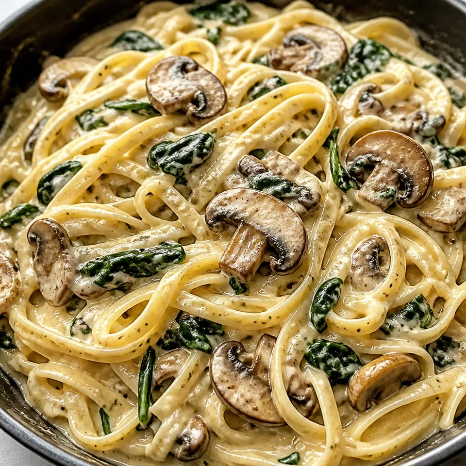 Mushroom Alfredo Sauce — serving inspiration