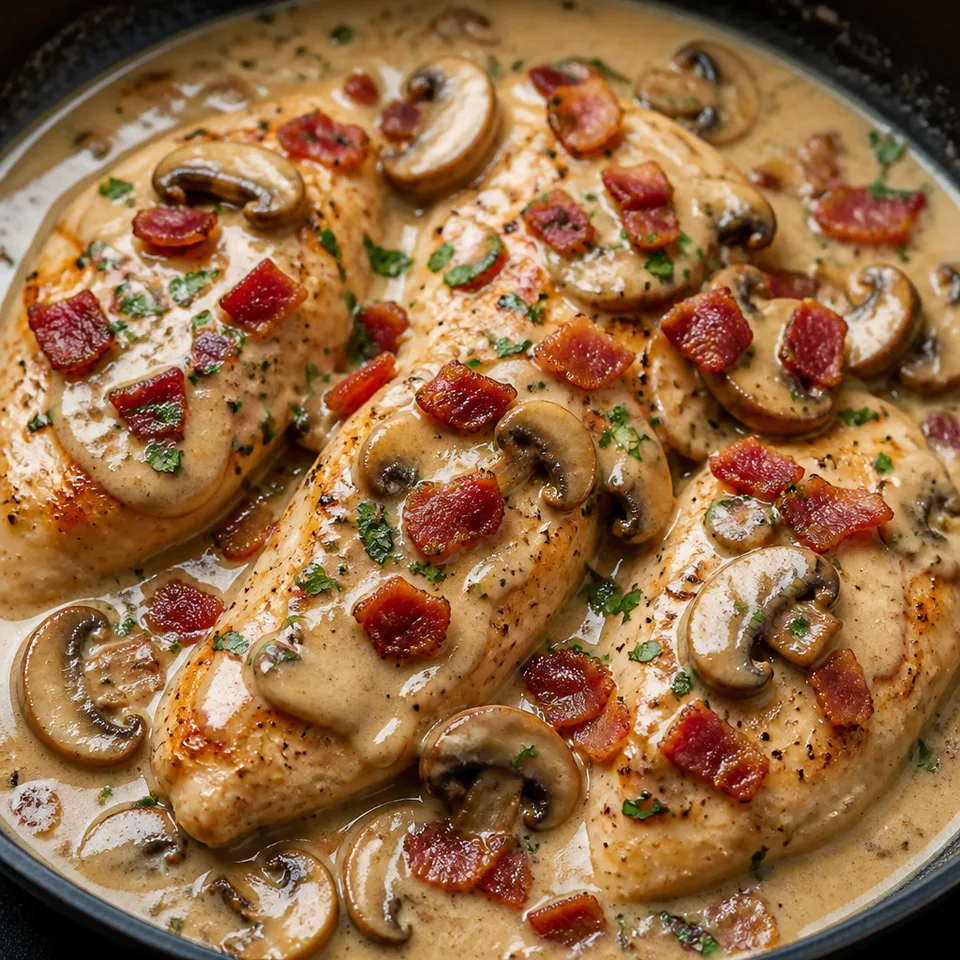 Mushroom Chicken — serving inspiration