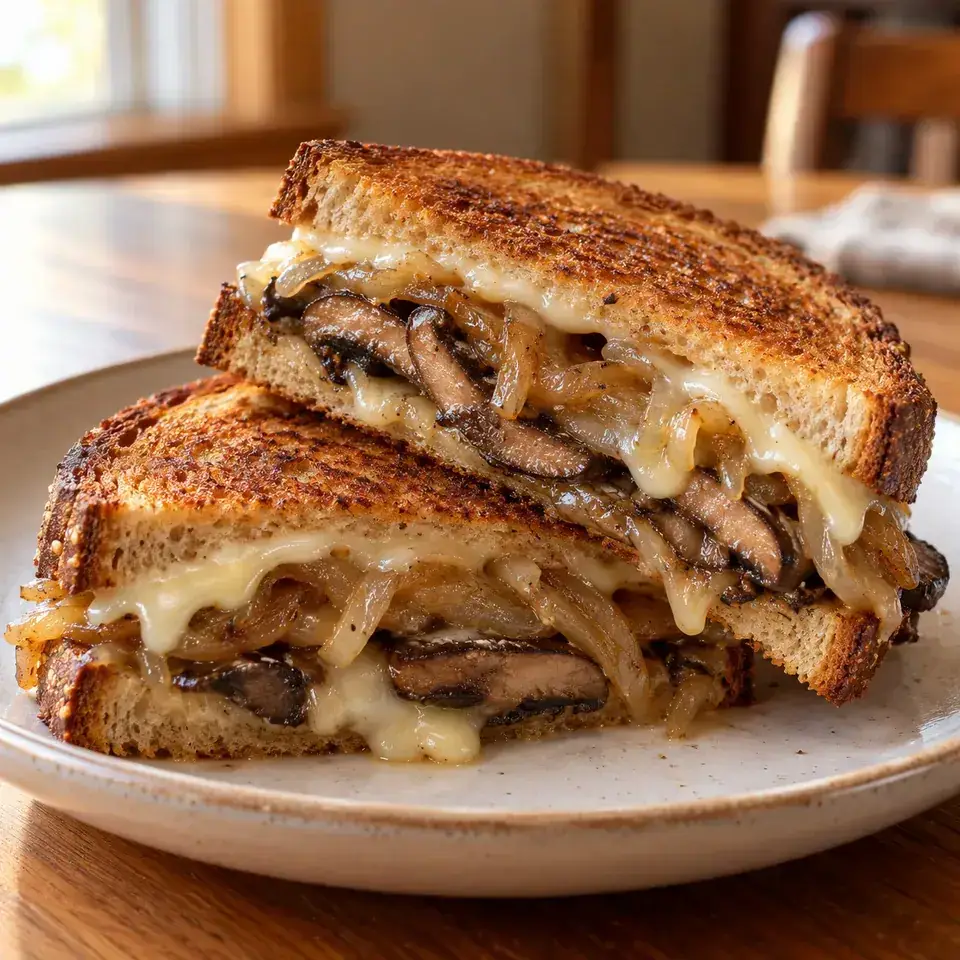Mushroom Patty Melt — serving inspiration